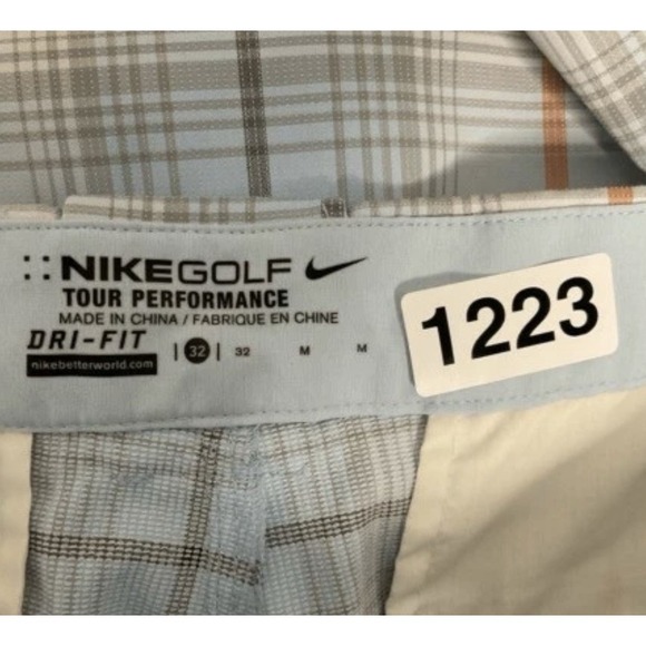 NWOT Nike Dri Fit Tour Performance Golf Stretch Flat Front Shorts Men Size 32 - Picture 2 of 9